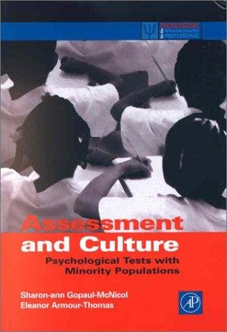 Couverture : Assessment and culture