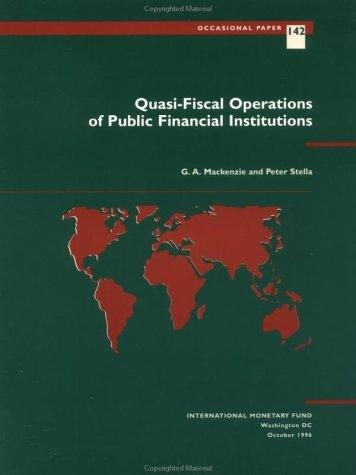 Couverture : Quasi-fiscal operations of public financial institutions