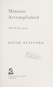 Couverture : Mission accomplished