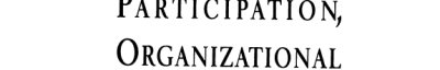 Couverture : Participation, organizational effectiveness, and quality of work life in the year 2000