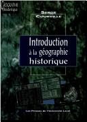 Couverture : Introduction à la géographie historique