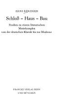 Couverture : Schloss, Haus, Bau