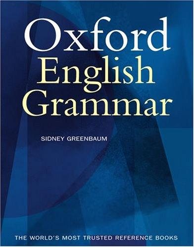 Couverture : The Oxford English grammar