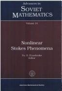 Couverture : Nonlinear Stokes Phenomena (Advances in Soviet Mathematics, Vol 14)