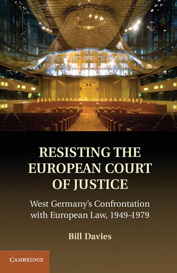 Couverture : Resisting the European Court of Justice