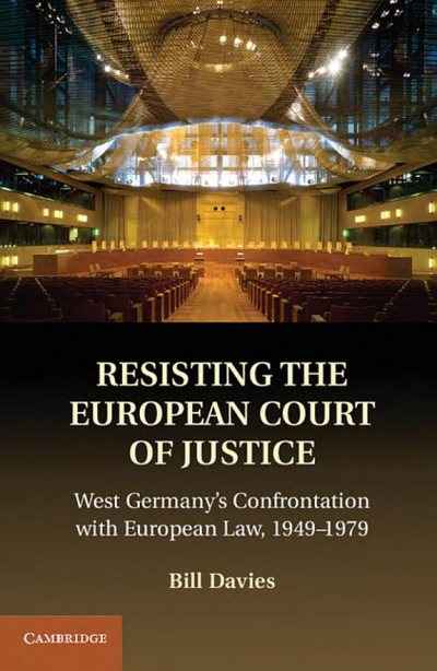 Couverture : Resisting the European Court of Justice