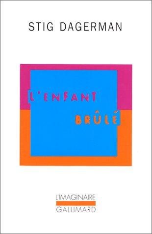 Couverture : L'enfant brule