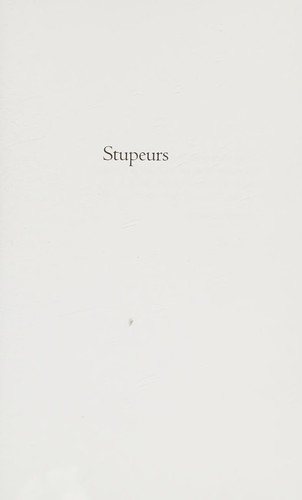 Couverture : Stupeurs et autres écrits