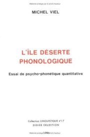 Couverture : L' île déserte phonologique