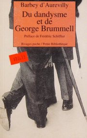 Couverture : Du dandysme et de George Brummell