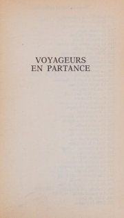 Couverture : Voyageurs en partance (Passion (599))