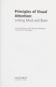Couverture : Principles of visual attention