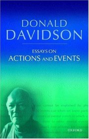 Couverture : Essays on actions and events