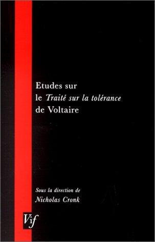 Couverture : Etudes Sur Le Traite Sur La Tolerance De Voltaire (VIF)