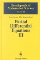 Couverture : Partial Differential Equations III (Encyclopaedia of Mathematical Sciences)
