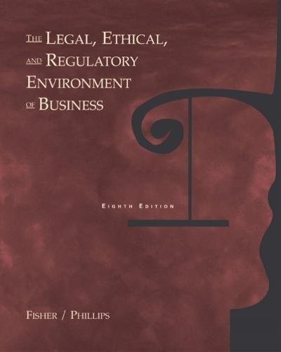 Couverture : Legal, Ethical, and Regulatory Environment of Business