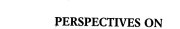 Couverture : Perspectives on capitalism