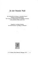 Couverture : In der Stunde Null