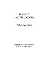 Couverture : Tragedy and philosophy
