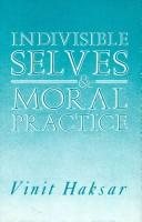 Couverture : Indivisible selves and moral practice