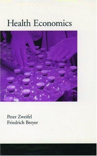 Couverture : Health economics
