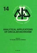 Couverture : Analytical applications of circular dichroism