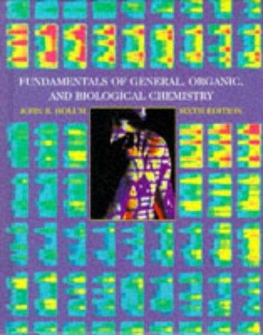 Couverture : Fundamentals of general, organic, and biological chemistry