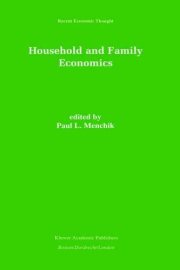 Couverture : Household and family economics