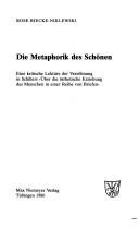 Couverture : Die Metaphorik des Schönen