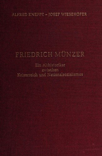 Couverture : Friedrich Münzer
