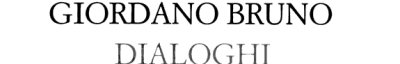 Couverture : Dialoghi filosofici italiani
