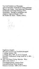 Couverture : Der bedrohte Friede