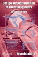 Couverture : Design and Optimization of Thermal Systems, Second Edition
