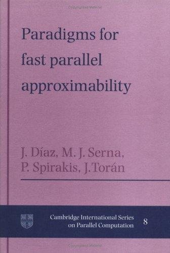 Couverture : Paradigms for fast parallel approximability