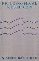 Couverture : Philosophical mysteries