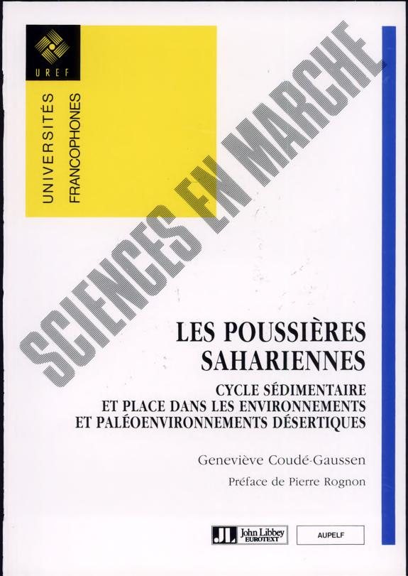 Couverture : Les poussières sahariennes