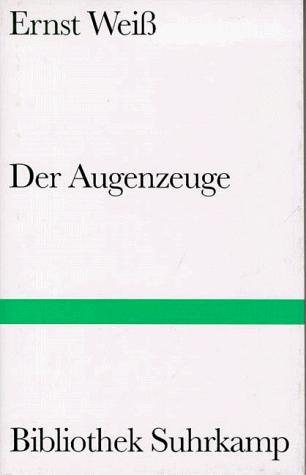 Couverture : Der Augenzeuge.