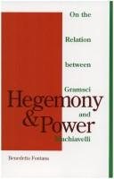 Couverture : Hegemony and power