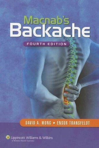 Couverture : Macnab's backache