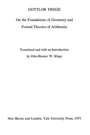 Couverture : On the foundations of geometry and formal theories of arithmetic