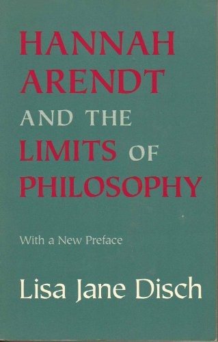 Couverture : Hannah Arendt and the limits of philosophy