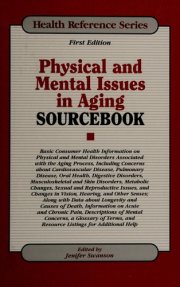 Couverture : Physical and mental issues in aging sourcebook