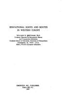 Couverture : Educational roots and routes in western Europe