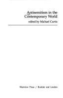 Couverture : Antisemitism in the contemporary world