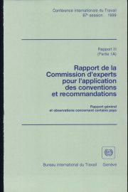 Couverture : Rapport de la Commission d'experts pour l'application des conventions et recommandations...