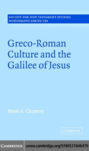 Couverture : Greco-Roman culture and the Galilee of Jesus