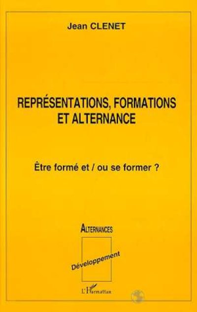 Couverture : Représentations formations en alternance 