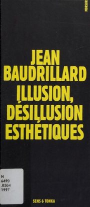 Couverture : Illusion, désillusion esthétiques