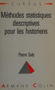 Couverture : Méthodes statistiques descriptives pour les historiens