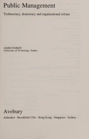 Couverture : Public management